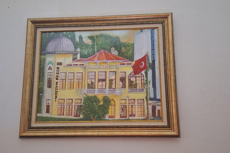 Konak Sahnesi Suluboya 